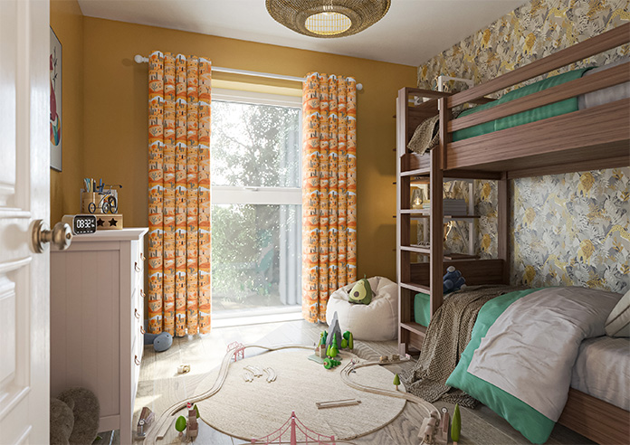 Wild West, Sunset - Made to Measure Curtains - Image 7